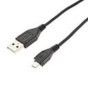 B-337 de charge et synchronisation USB Micro Cable pour appareils mobiles 80cm Noir