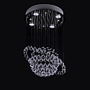 50W 4 Light Clear Light lustre de cristal K9 le