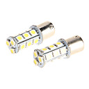 oules LED SMD 18 feux de freins 1156 5050 pour moto 2PCs