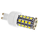 Dimmable 5W G9 36xSMD 5050 480LM 6000-6500K fraiche ampoule blanche LED AC 220-240V