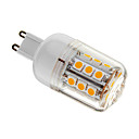 Dimmable G9 4W 400LM 30xSMD 5050 3000-3500K chaud ampoule LED lumiere blanche AC 220-240V