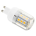 G9 4W 400LM 30x5050SMD 3000-3500K chaud ampoule LED lumiere blanche AC 220-240V