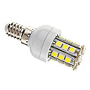 Dimmable E14 3W 27xSMD 5050 350LM 6000-6500K fraiche ampoule blanche LED AC 220-240V