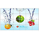 Nourriture Fruit papier d aluminium etanche resistant haute temperature Stickers muraux