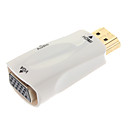 Universal Plug and Play HDMI male vers VGA femelle et audio adapteur femelle