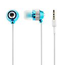 35 mm stereo In-Ear pour iPhoneSamsungMP3 Bleu  Argent