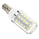 E14 5W 36x5050SMD 480LM 6000-6500K fraiche ampoule blanche LED AC 220-240V