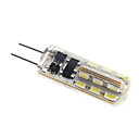 G4 1.5W 24x3014SMD 100-120LM 2800-3500K chauffent de ampoule blanche Spot LED CC 12