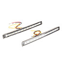 2  Universal Blanc 12 SMD 5050 LED Feux de Jour Jour Conduire brouillard DRL le