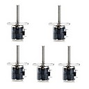 Jtron 2-Phase 4 fils 6mm Micro Stepper Motor avec petit Vis 5 PCS