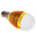 E14 3W 3500K 260-Lumen chaud ampoule LED blanche - Golden 85 ~ 245V