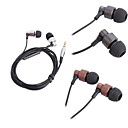 M3 3.5mm Jack style de Dans-Oreille mains libres ecouteurs avec microphone pour iPhone 120cm