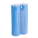 lir-18650 batteries Li-ion rechargeable 3.7v 2200mAh 2 pieces