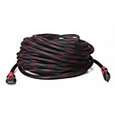 15m 50ft v1.3 1080p noir HDMI male vers cable HDMI standard male cable HDMI haute vitesse plaque or gratuite Livraison