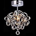 5W E27 Pendentif cristal de Crystal Living Chambre lustres pour Salle manger