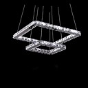 Pendentif en cristal 24 LED Moderne Chic Acier inoxydable Placage