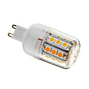 Dimmable G9 4W 400LM 30xSMD 5050 3000-3500K chaud ampoule LED lumiere blanche AC 110-130V