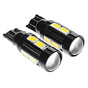 T10 5630 10 SMD BLANC CHAUD haute puissance LED Car Lights oule