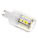 Dimmable G9 3W 27xSMD 5050 350LM 6000-6500K fraiche ampoule blanche LED AC 220-240V