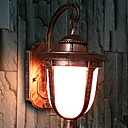 Outdoor Wall Light une lumiere peinture vintage en verre en aluminium