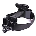 TOZ TZ-GP136 plastique  elastique de ceinture Tete  acier inoxydable avec Mount Adapter pour Gopro  Sony  Plus - Noir