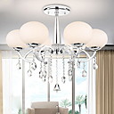 lumiere elegant lustre moderne avec 6 ombre global