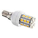 Dimmable E14 3W 27xSMD 5050 350LM 3000-3500K chaud ampoule LED lumiere blanche AC 220-240V