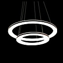 Pendentif en acrylique 111light chic moderne Acier inoxydable Placage