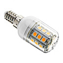 E14 3W 350LM 27x5050SMD 3000-3500K chaud ampoule LED lumiere blanche AC 220-240V