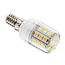 Dimmable E14 4W 400LM 30xSMD 5050 3000-3500K chaud ampoule LED lumiere blanche AC 220-240V