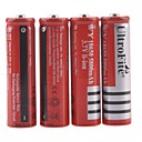 UltroFite rechargeable 3.7V Li-ion 18650 5800mAh Batterie 4pcs