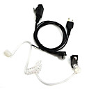 2 Pin H-qualite Tube acoustique casque pour ICOM Talkie-walkie deux voies CB Ham Radio