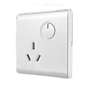 Un bouton Double Panneau de configuration Switch Socket avec Switch voyant lumineux