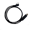 Baofeng haute qualite Cable de programmation USB 2 Pins pour la radio Kenwood PUXING Wouxun tyt Baofeng Bf-888S J1506A