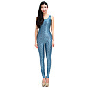 Balances de charme de sirene Blue Print Skinny salopette de femmes