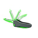 BOXIN Double Lames depliable Peeler pour multifonctions assorties vert et gris couleur