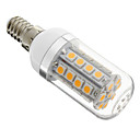 Dimmable E14 4W 250LM 36x5050SMD 2700-3500K chaud ampoule LED lumiere blanche de mae