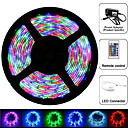 5 metres etanche bande rgb kit declairage de 300 LED SMD 3528 24 cle ir cle 12v 2a puissance sous blister