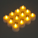 12PACK interieur LED Battery Operated Tea Lights cis-57186