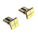 2x T10 4 SMD 5050 Blanc Car LED