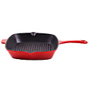 fonte poele griller de fer avec poignee diametre 27cm x h4cm