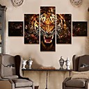 Toiles art animal Roar Ensemble de 5