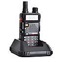 Dual Band  veille  affichage nouveau talkie-walkie 8W 128CH UV-985 UHF  VHF DTMF Offset Noir A1002A Fshow ecouteur libre