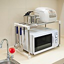 BAOYOUNI acier inoxydable Micro-ondes micro-ondes stand stand Cuisine Micro stand Support de rangement