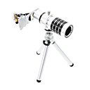 Universal Zoom 12X teleobjectif aluminium portable objectif avec trepied Universal Zoom 12X teleobjectif aluminium portable objectif avec trepied