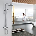 Contemporaine robinet de baignoire-douche avec douche 8 pouces et douche main