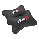 Coussin de siege 2pcs Racing style Ventiler voiture appui-tete Neck Pillow