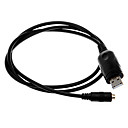 Programmation 6-in-1 cable USB pour Kenwood  HYT  Mag A8  GP88S  ICOM  Yaese - Noir