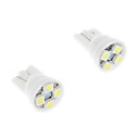 2X T10 1210 4SMD voiture blanche LED