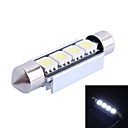 41mm 1.2W 6000K 65LM 4x5050 SMD LED blanche pour la voiture de lecture  License Plate  Porte le DC12V 1pcs